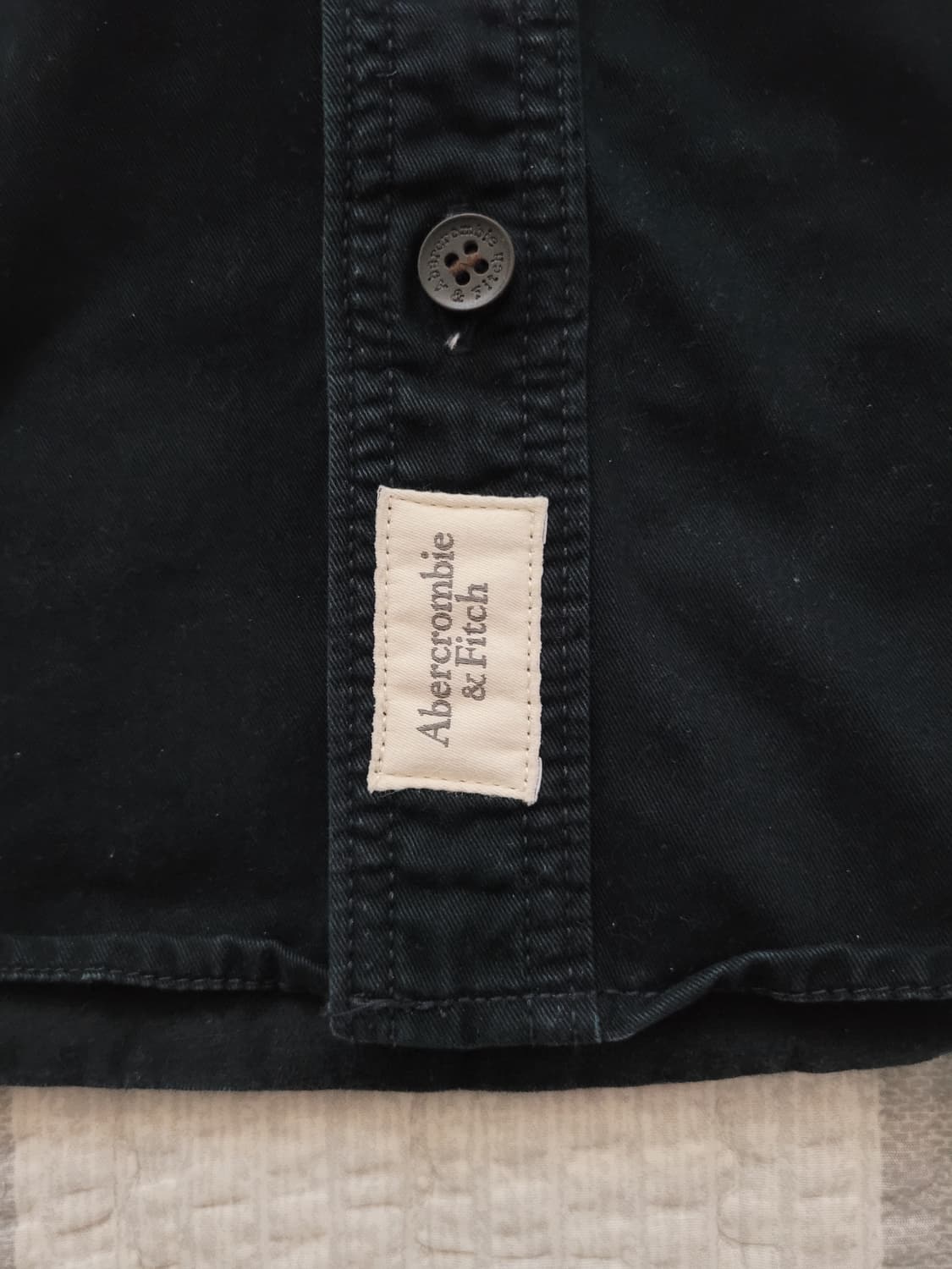 아베크롬비 Abercrombie 간절기 워크웨어 투포켓 셔츠남방 S 상품이미지5