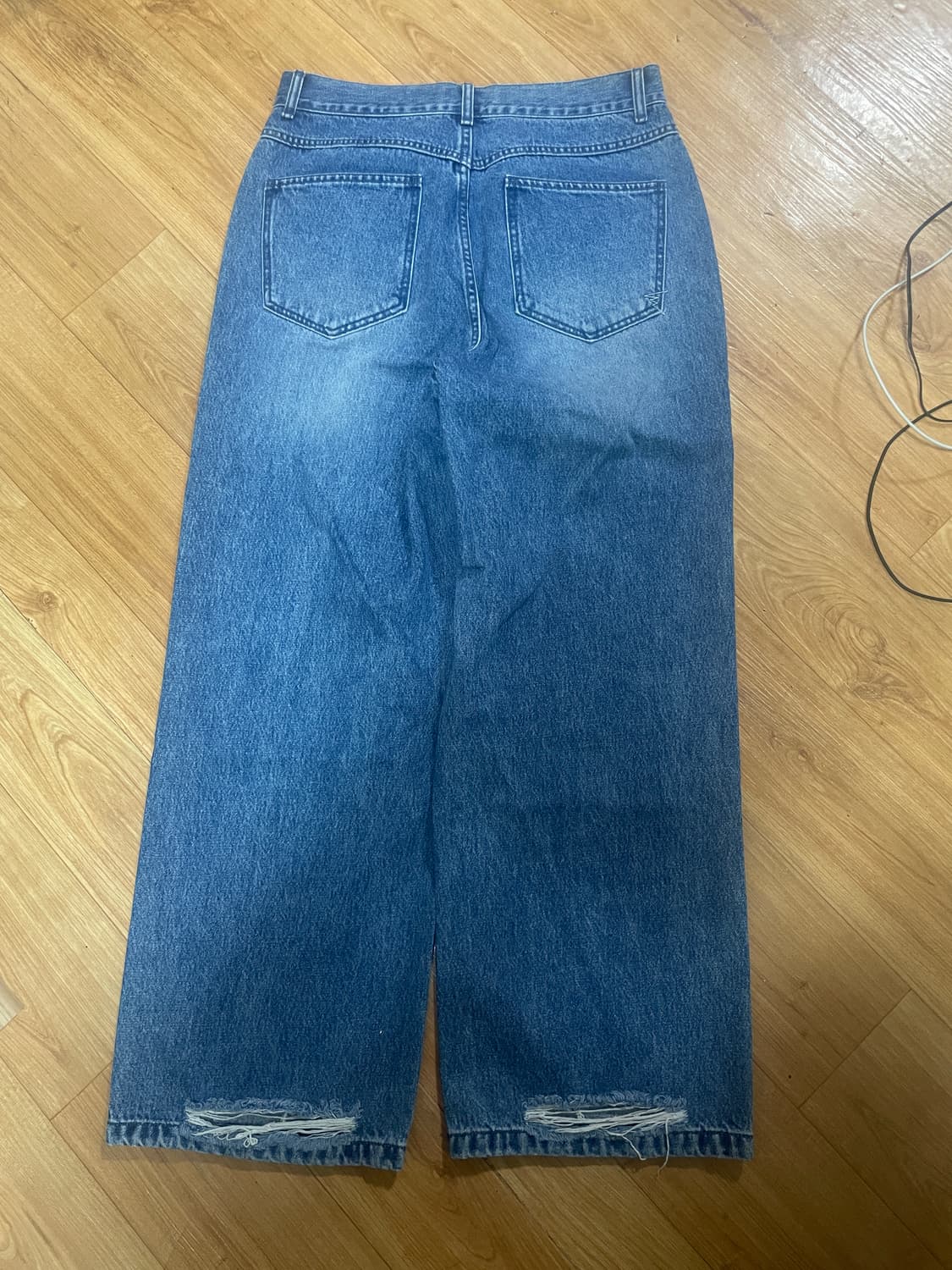 르아브 데님팬츠 충청 M 상품이미지2
