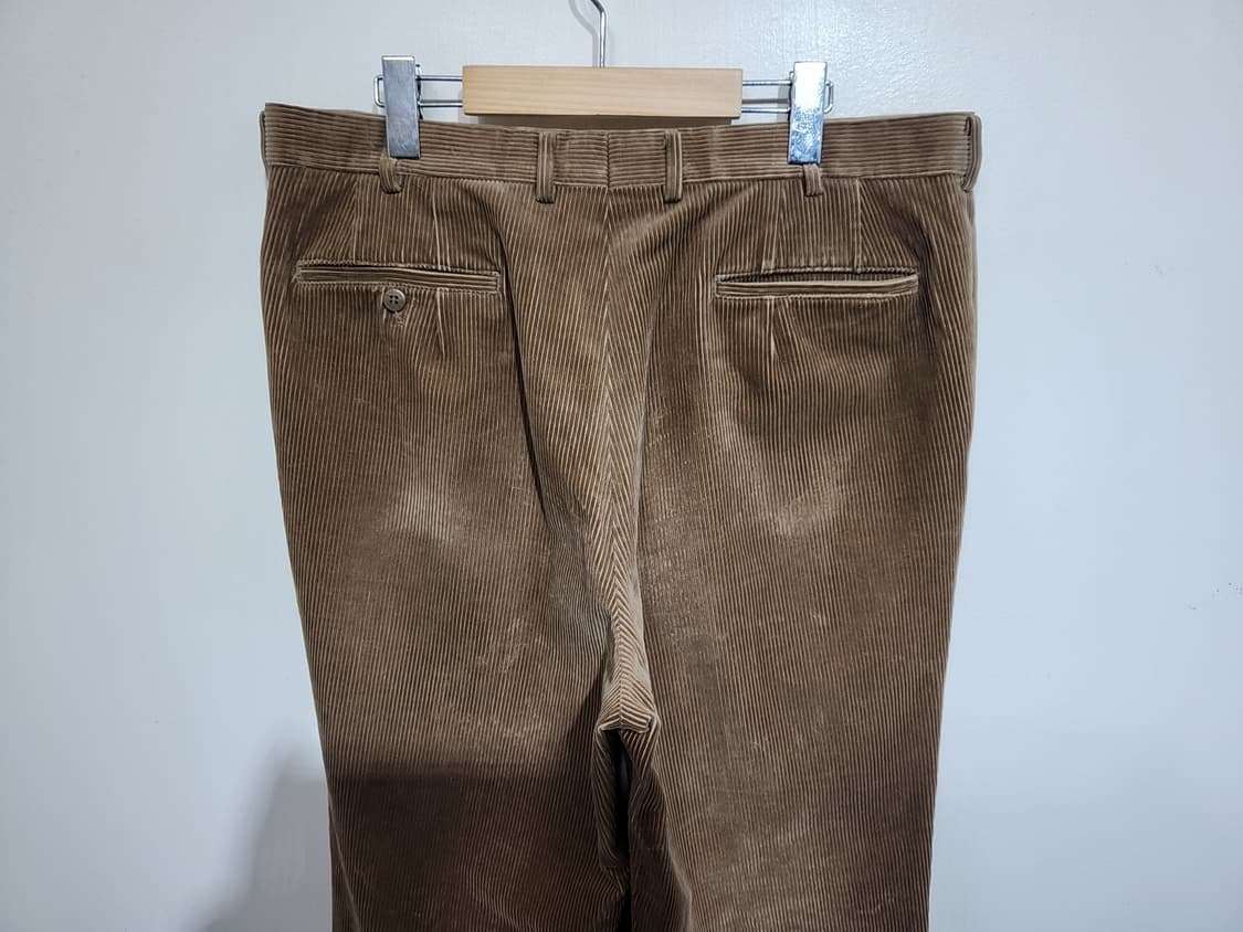 (36) 라코스테 코듀로이 팬츠 브라운 골덴바지 와이드핏  상품이미지6