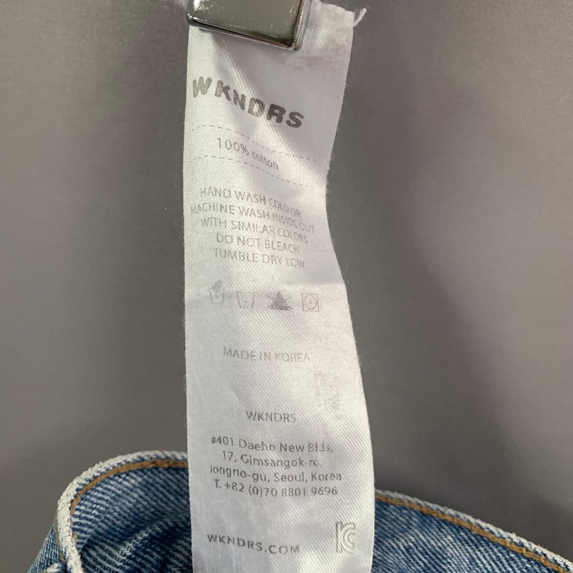 L 위캔더스 카펜터 불꽃 워크 데님팬츠 청바지 상품이미지8