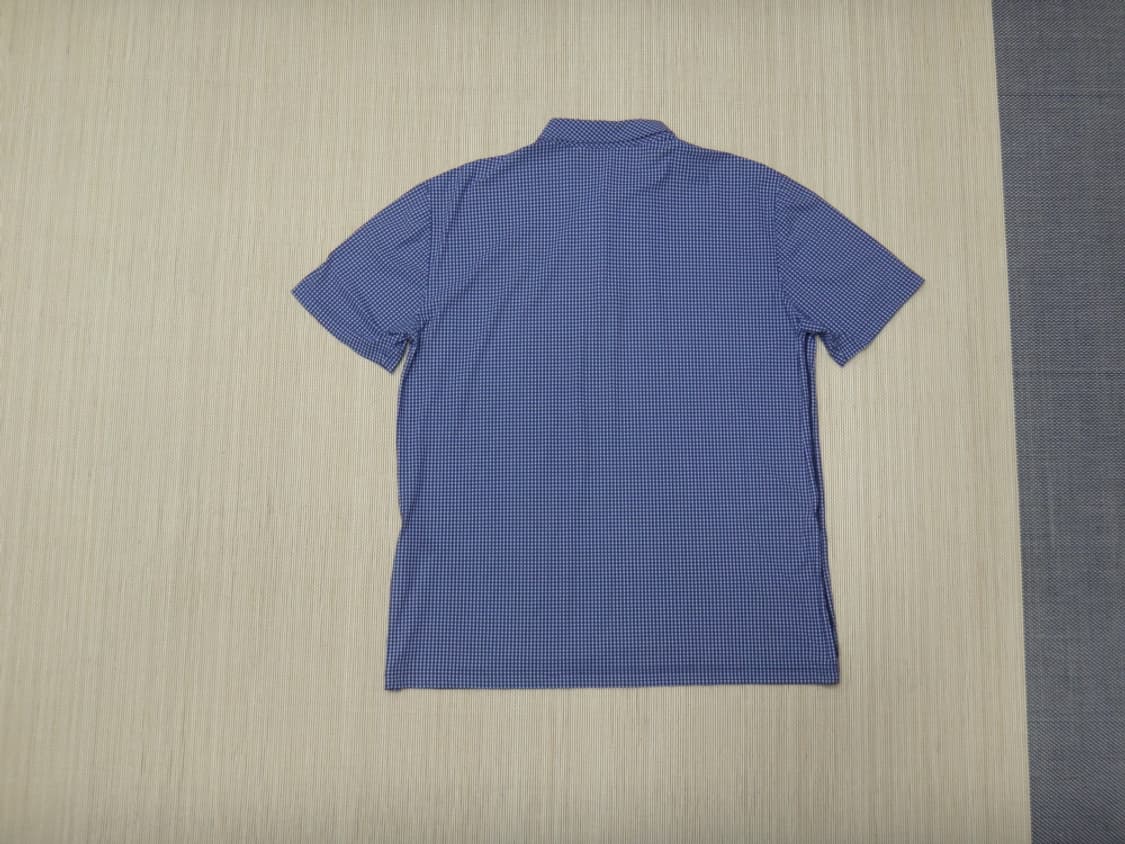 (2XL) 닥스골프 깅엄체크 남성 스판 반팔 티셔츠 상품이미지2
