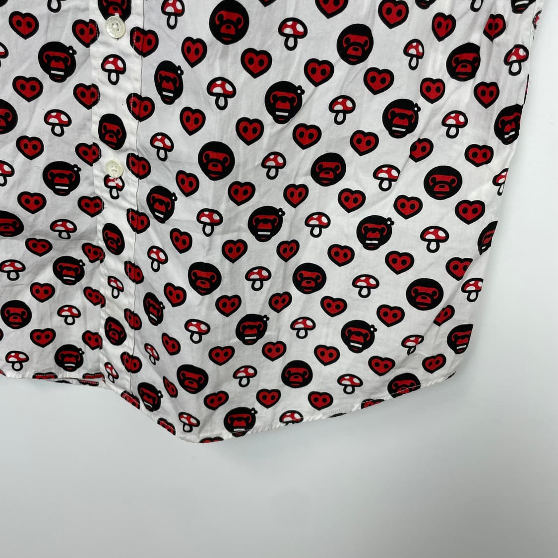베이프 마일로 bape milo 패턴 반팔 셔츠 상품이미지8