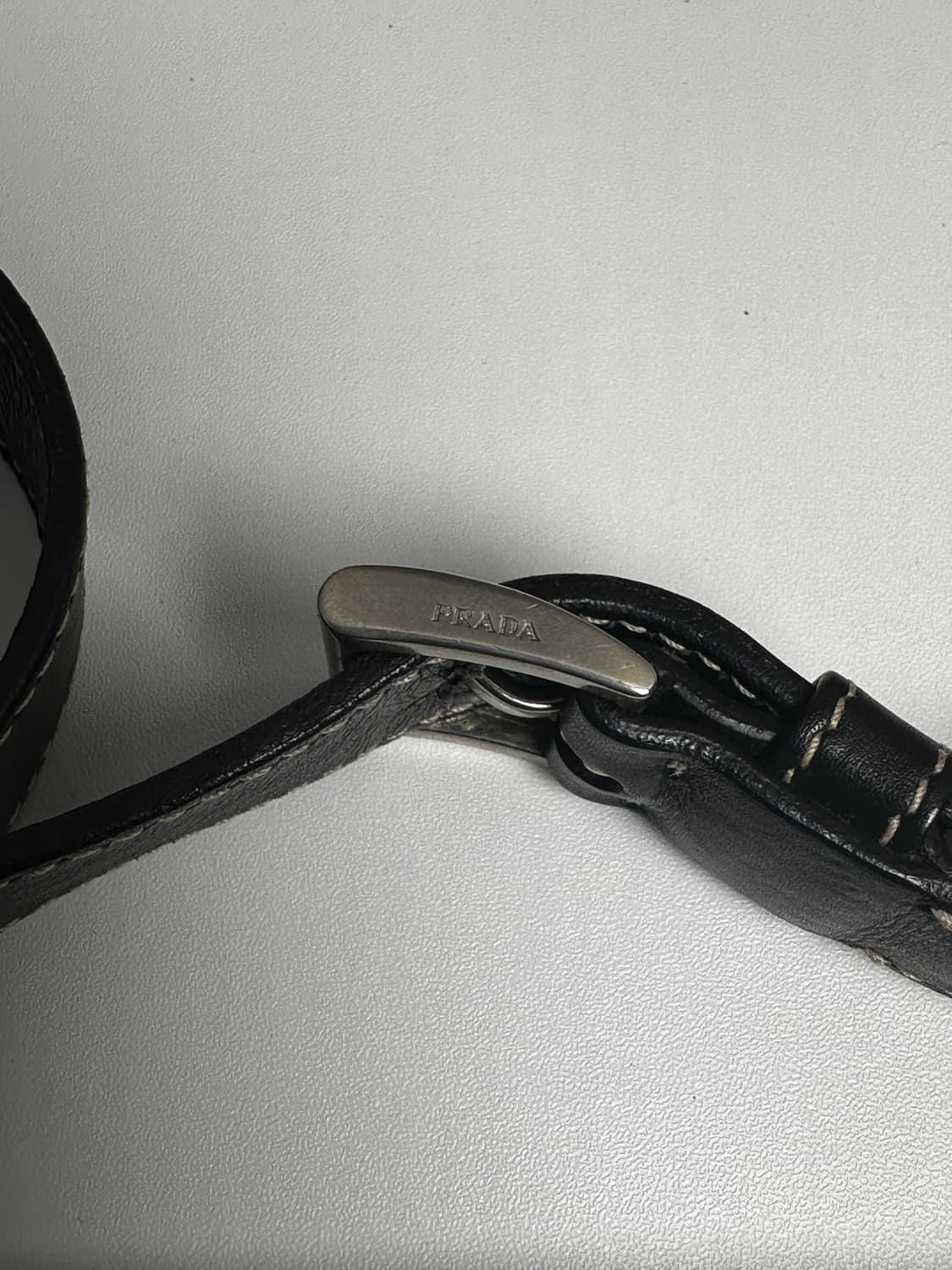 프라다 블랙 나일론 & 레더 크로스백 상품이미지5