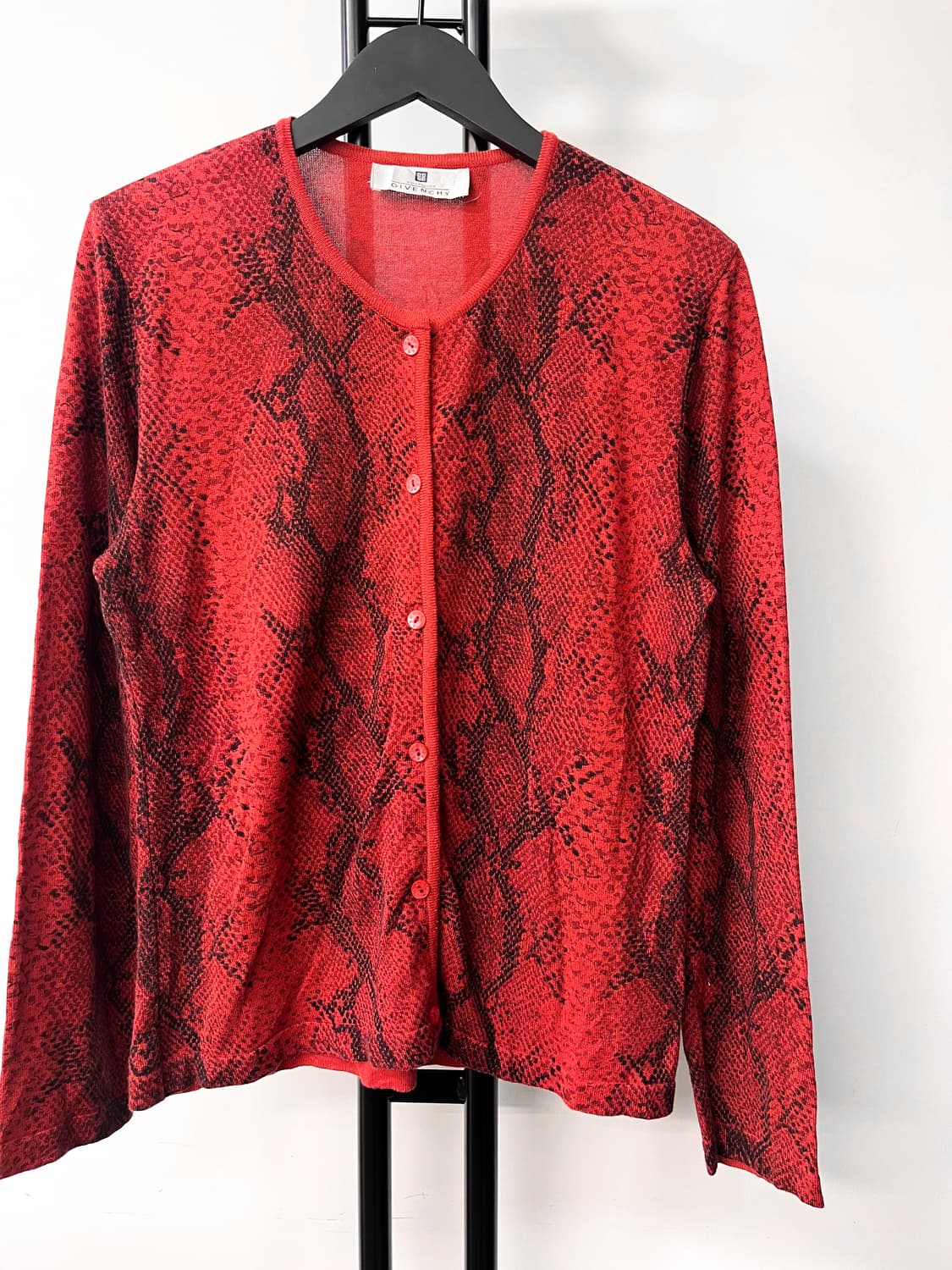 지방시 파이톤 패턴 가디건 상품이미지3