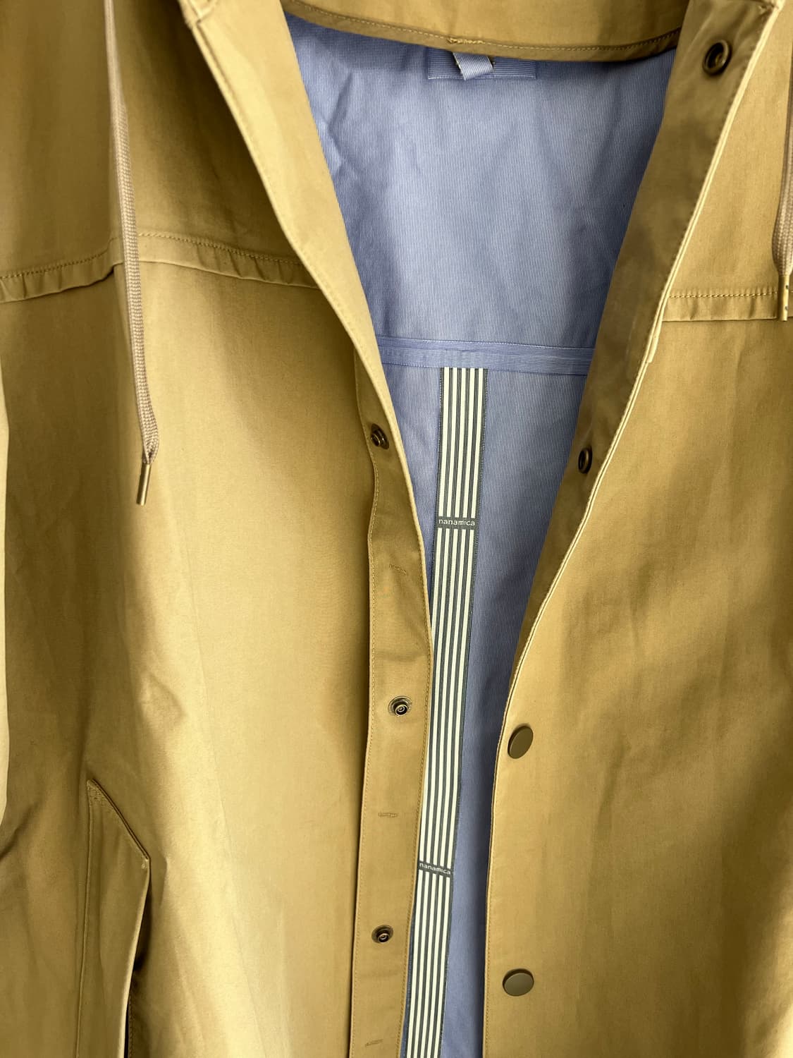 나나미카 고어텍스 후드 오버 코트 L 상품이미지4