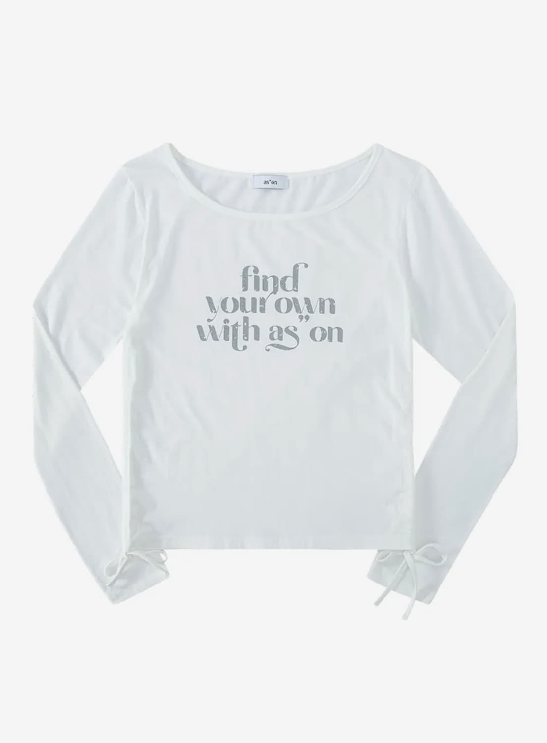 (새상품) 애즈온 블랑쉐 셔링티 화이트 상품이미지1