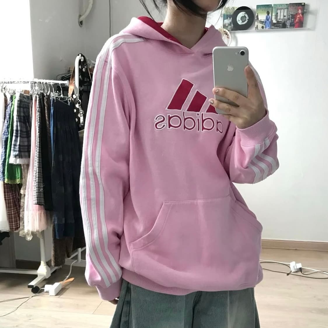 미라이클립 아디다스 후드티 빈티지 상품이미지1