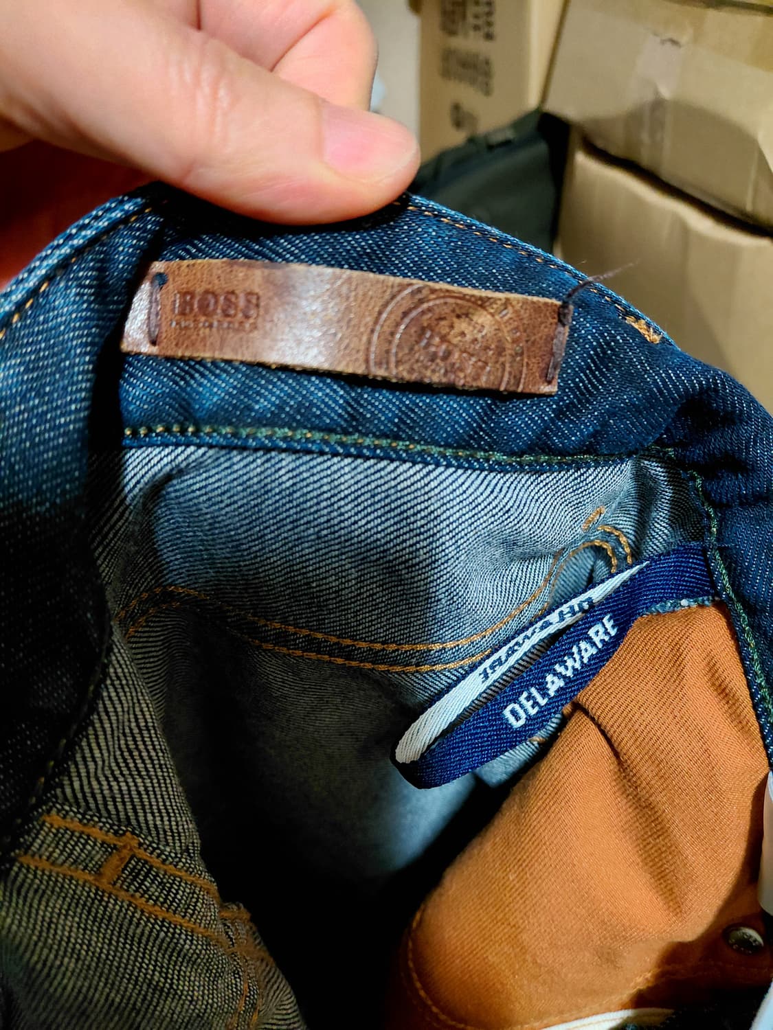 [휴고보스]슬림핏 델라웨어 스트레치 데님 청바지31 상품이미지6