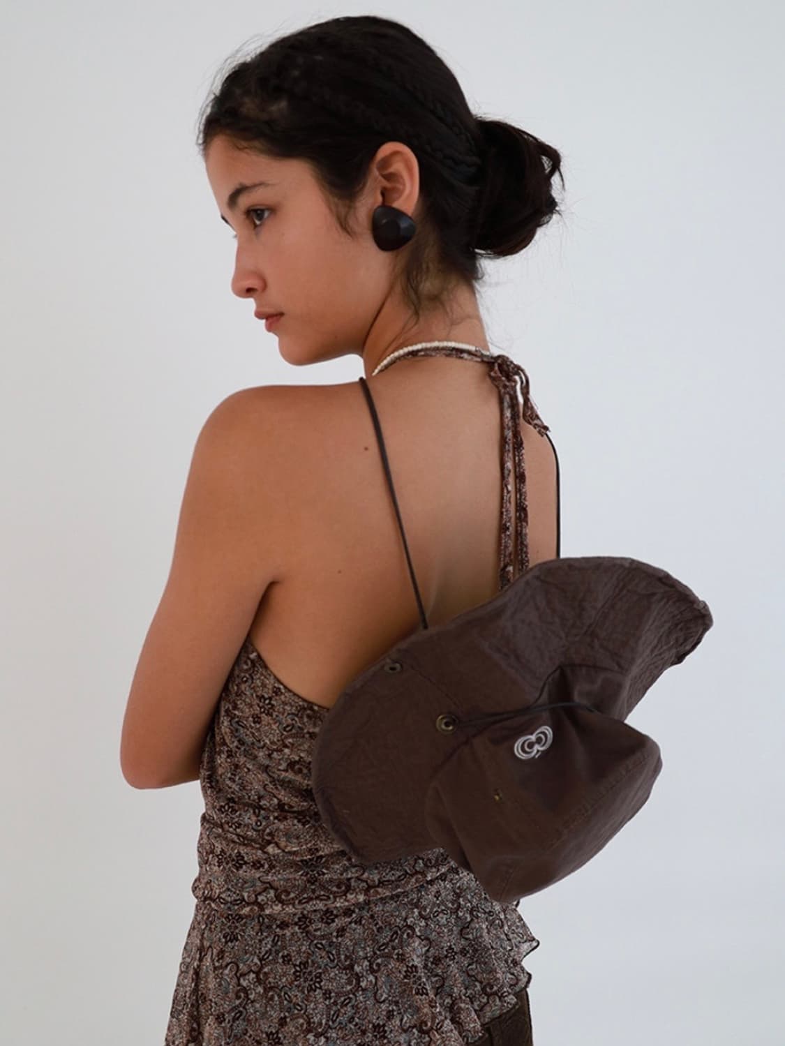 콜로신스 버킷햇 브라운 상품이미지1