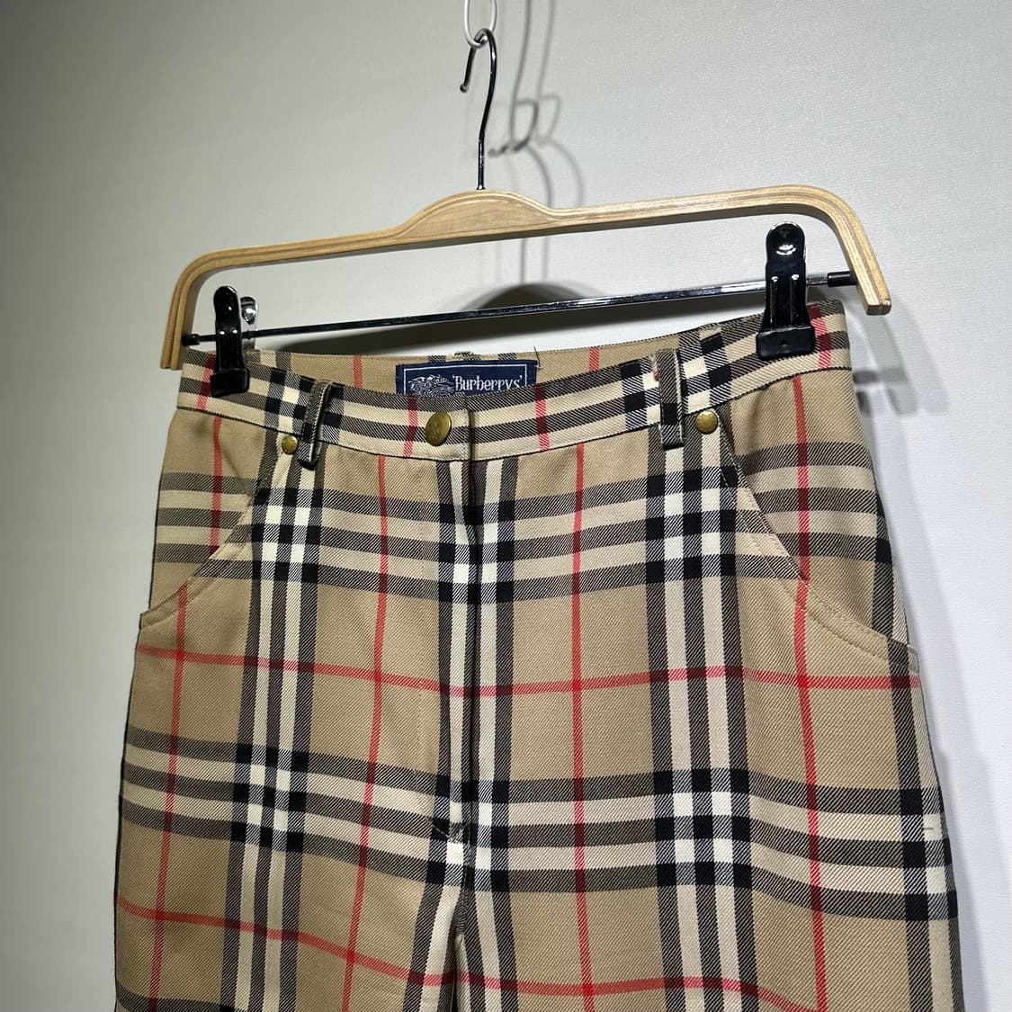 버버리스 체크 바지 판매합니다 상품이미지2