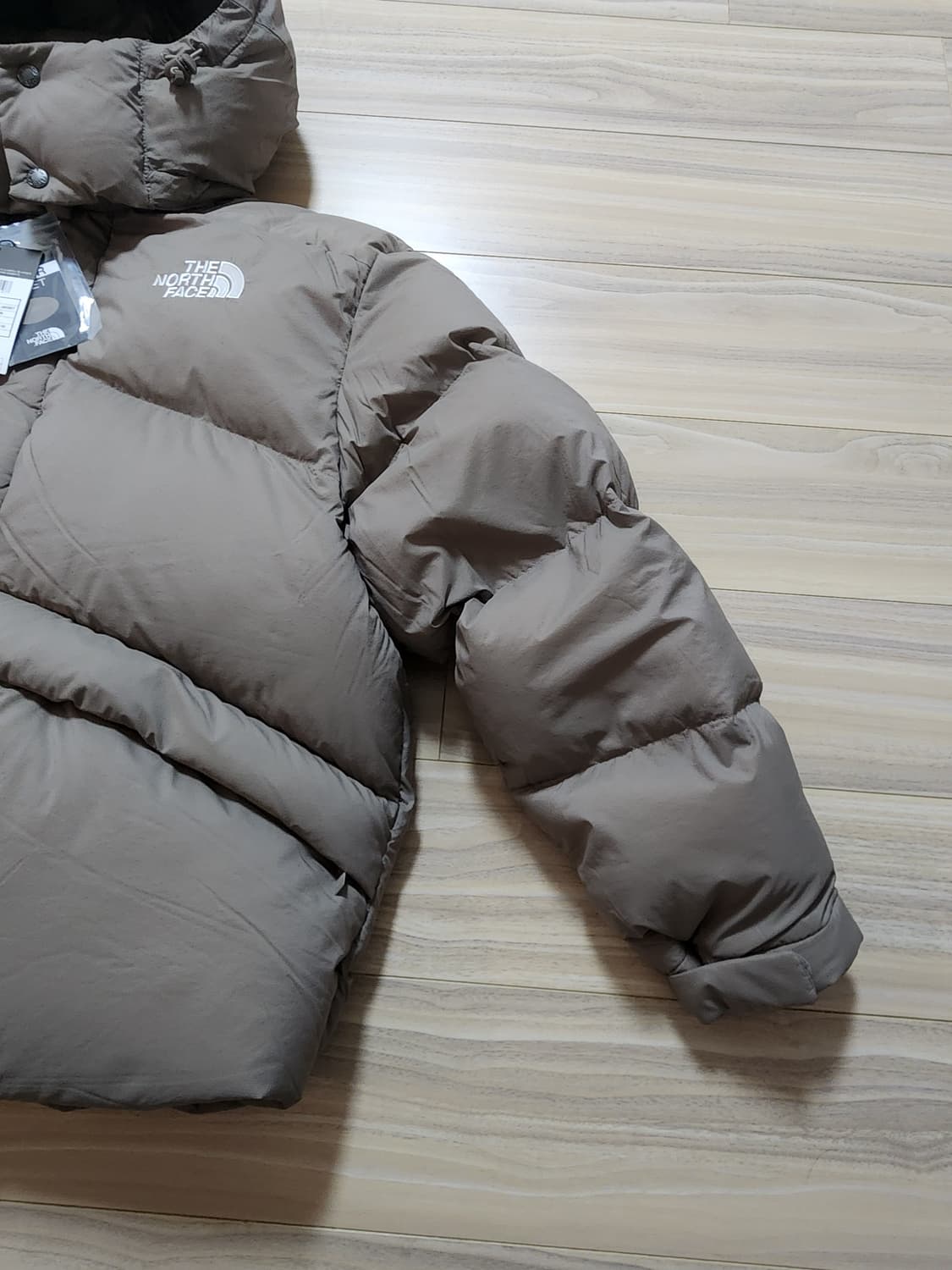 노스페이스에어피크다운점퍼패딩xl베이지브라운 상품이미지2