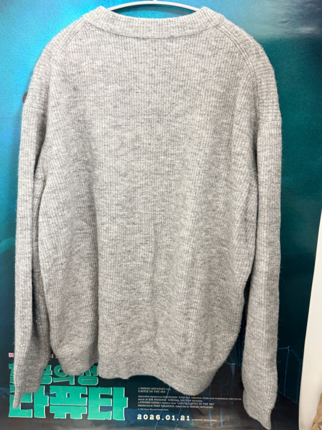 더니트컴퍼니 / 알파카 블렌드 라운드 가디건 [그레이] 상품이미지3