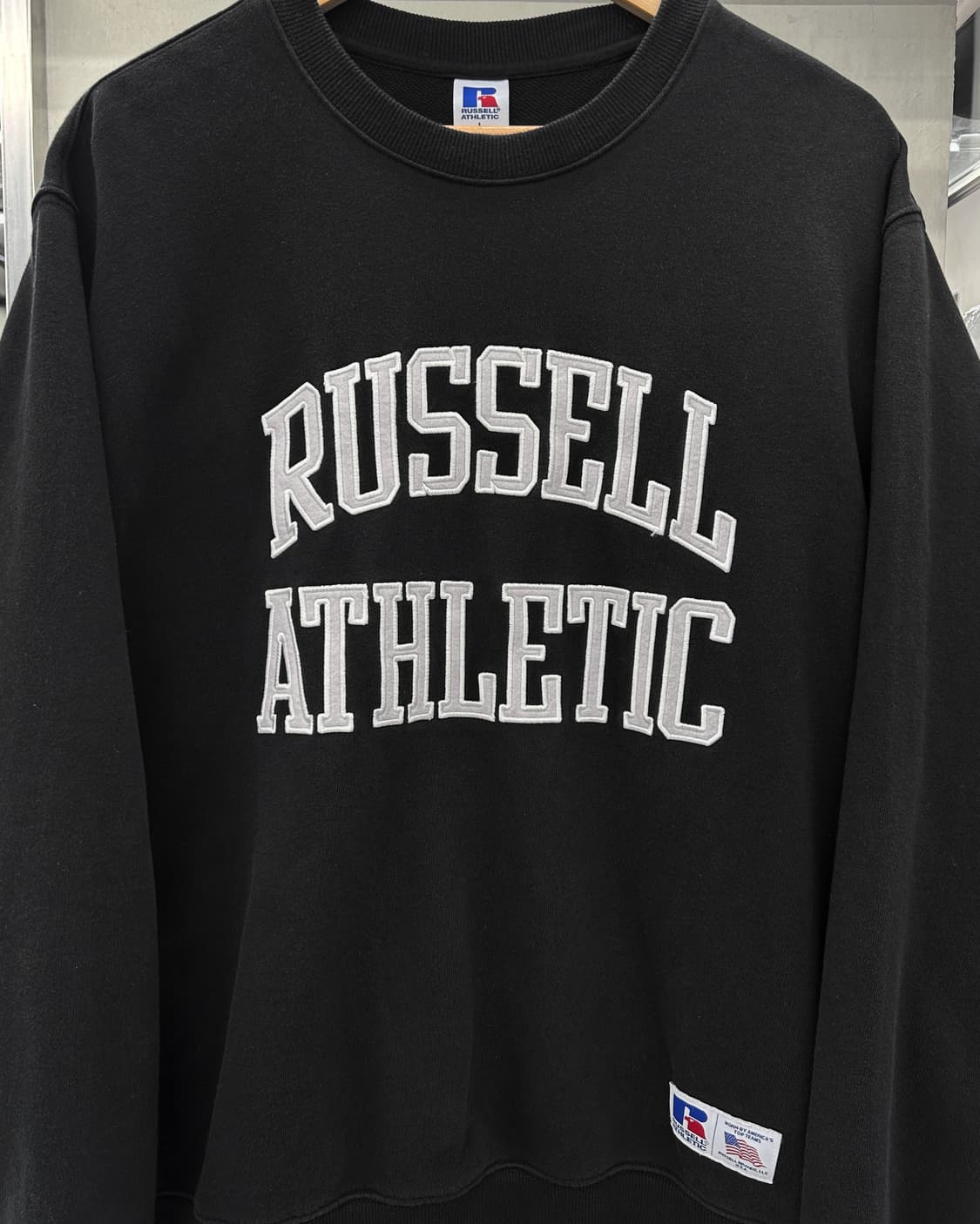  러셀 Athletic 컬리지 로고 스웻 셔츠 맨투맨 상품이미지3