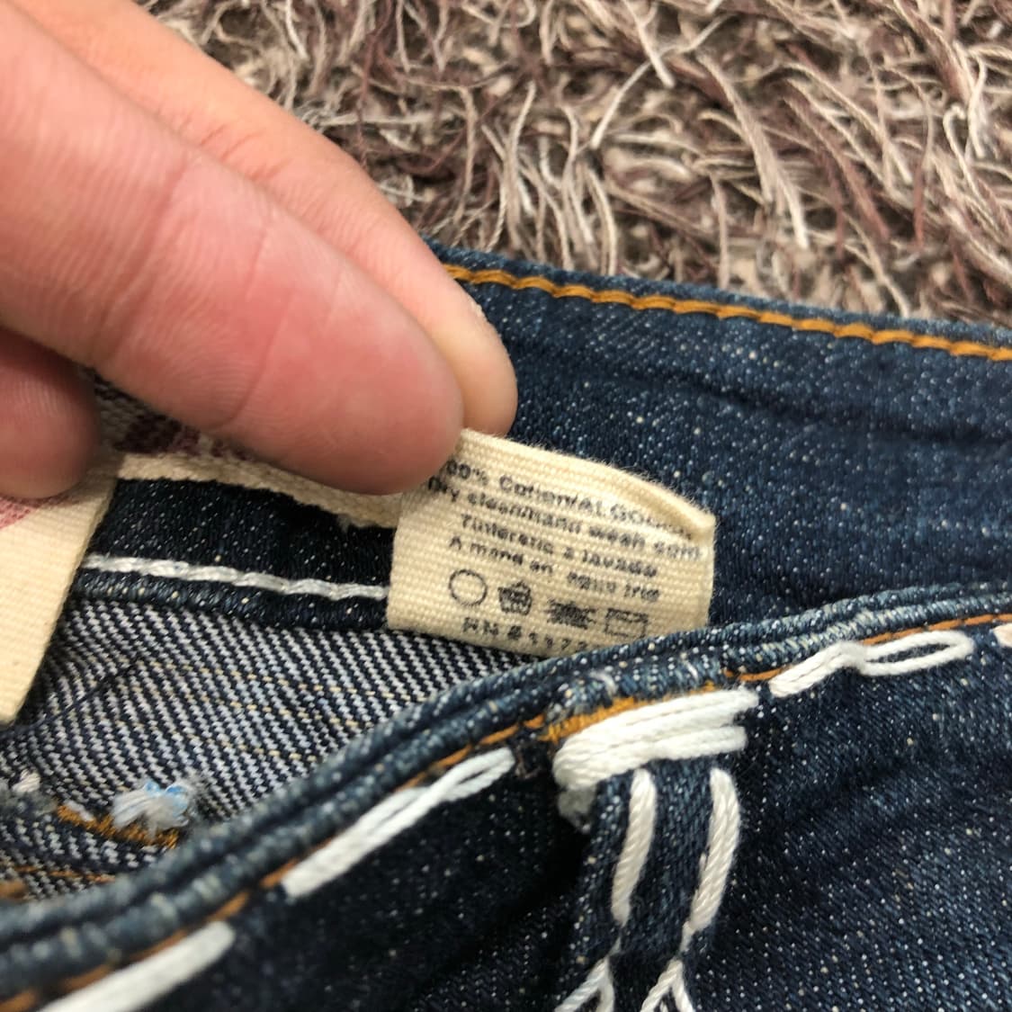 라구나비치 USA 스티치 워싱 데님 팬츠 상품이미지7