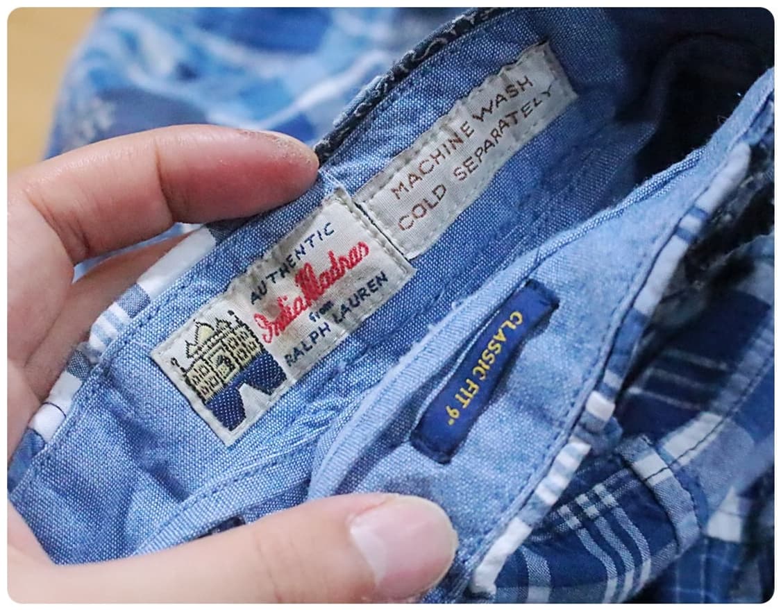 [32] 폴로 랄프로렌 마드라스 패치워크 클래식핏 쇼츠 상품이미지7