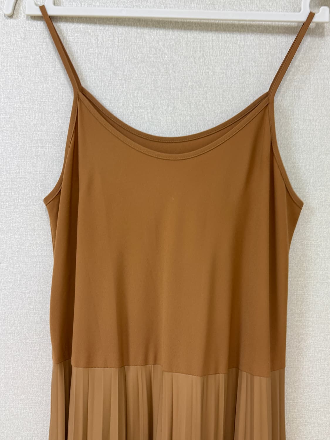 F 한섬 SYSTEM 플리츠 레이어드 원피스 상품이미지2