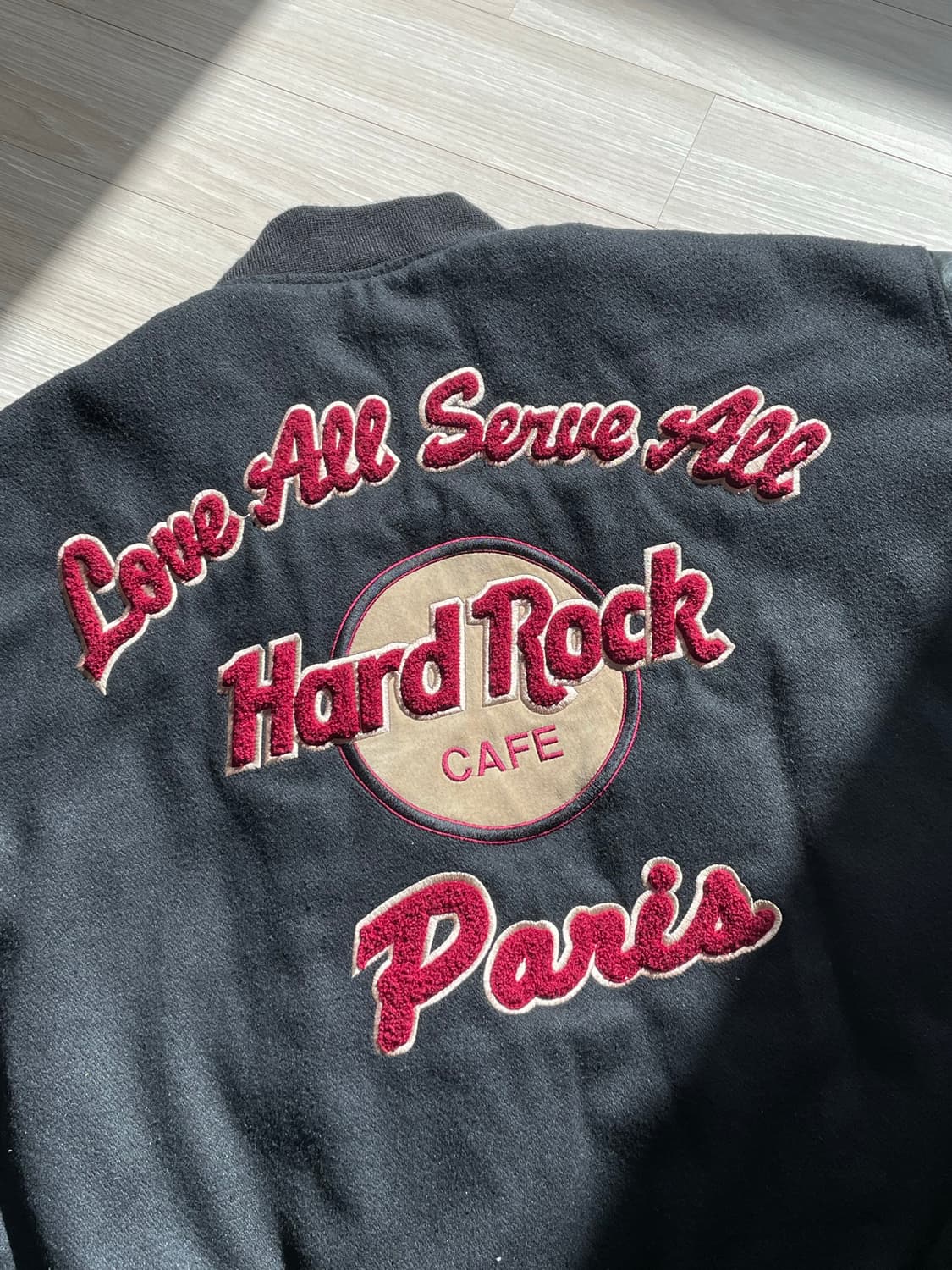 90s hard rock cafe varsity 하드락카페 바시티자켓 상품이미지1