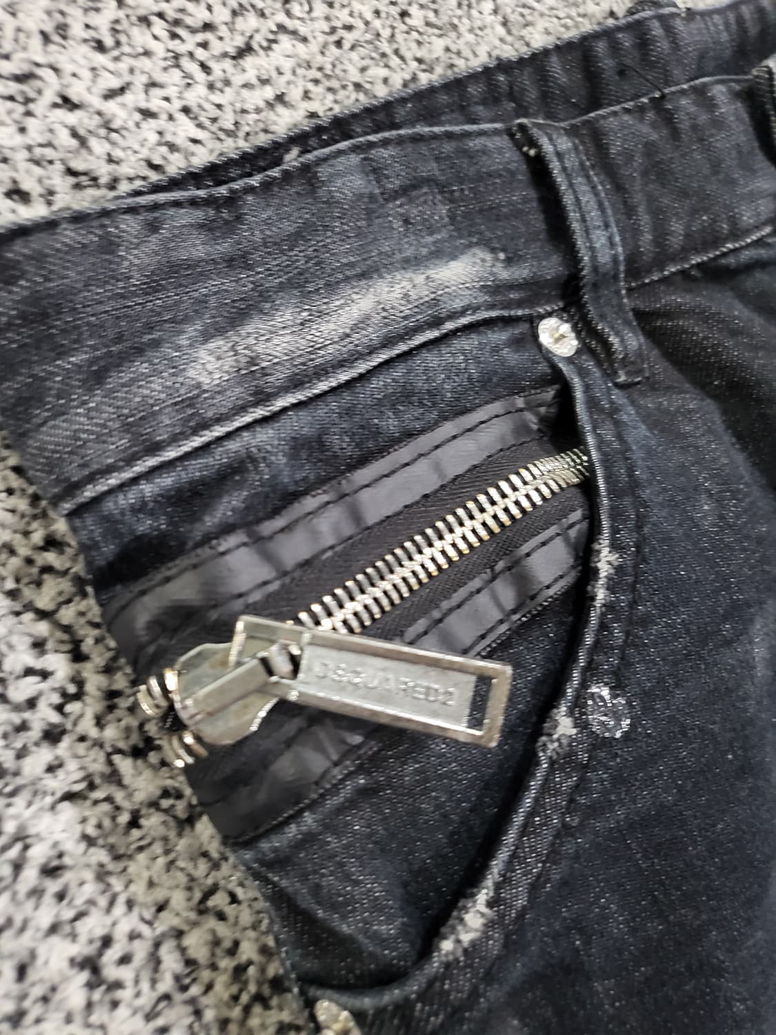 디스퀘어드2 블랙 데님 팬츠 상품이미지2