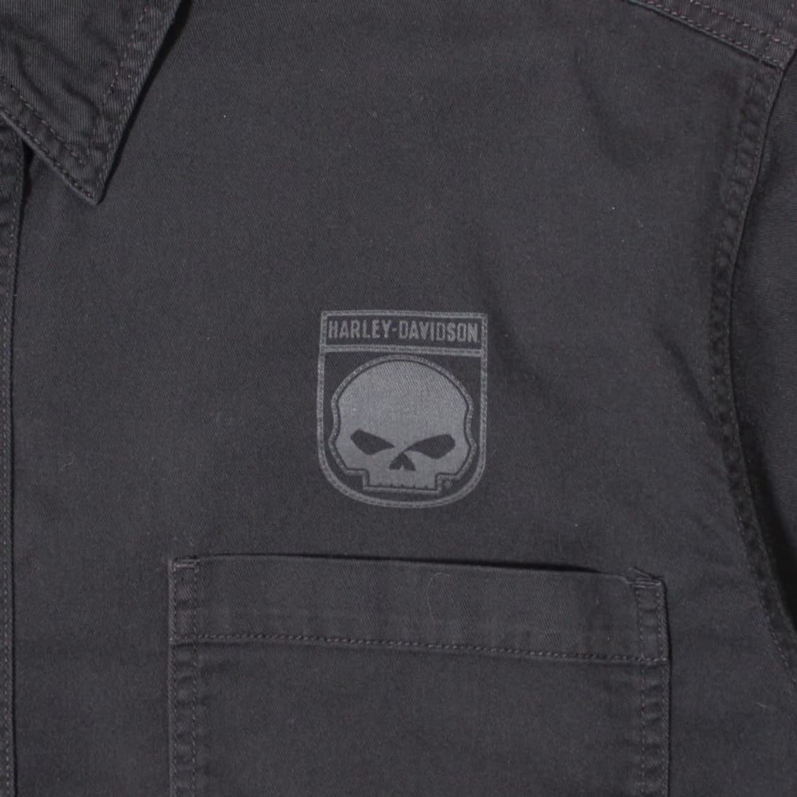 Harley-Davidson 할리 데이비슨 2010s 스컬 워크 셔츠  상품이미지4