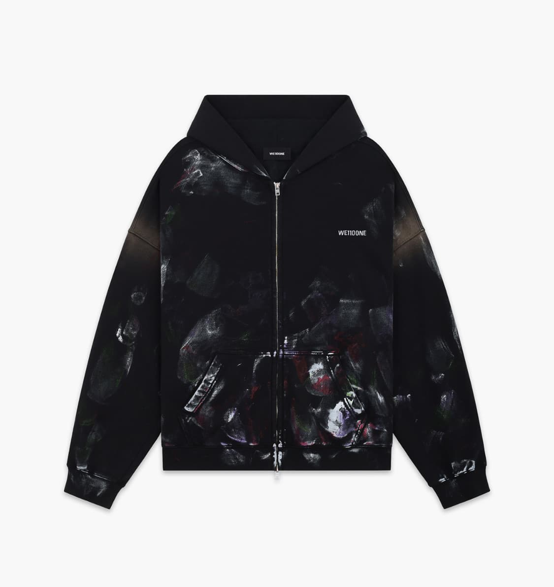 WE11DONE 웰던 멀티 컬러 집업 후디 상품이미지1