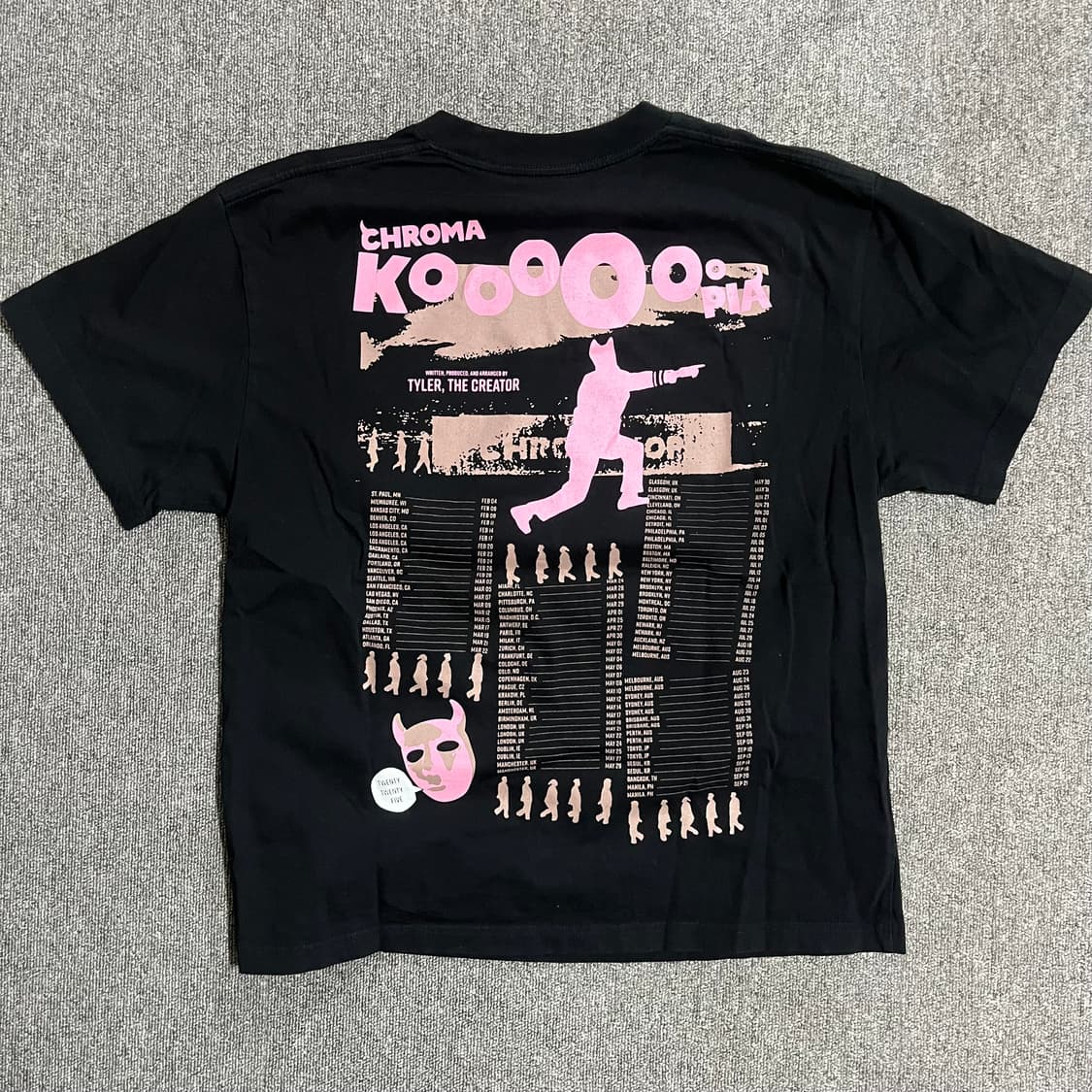 타일러 더 크리에이터 크로마코피아 머천다이즈 투어티 상품이미지2