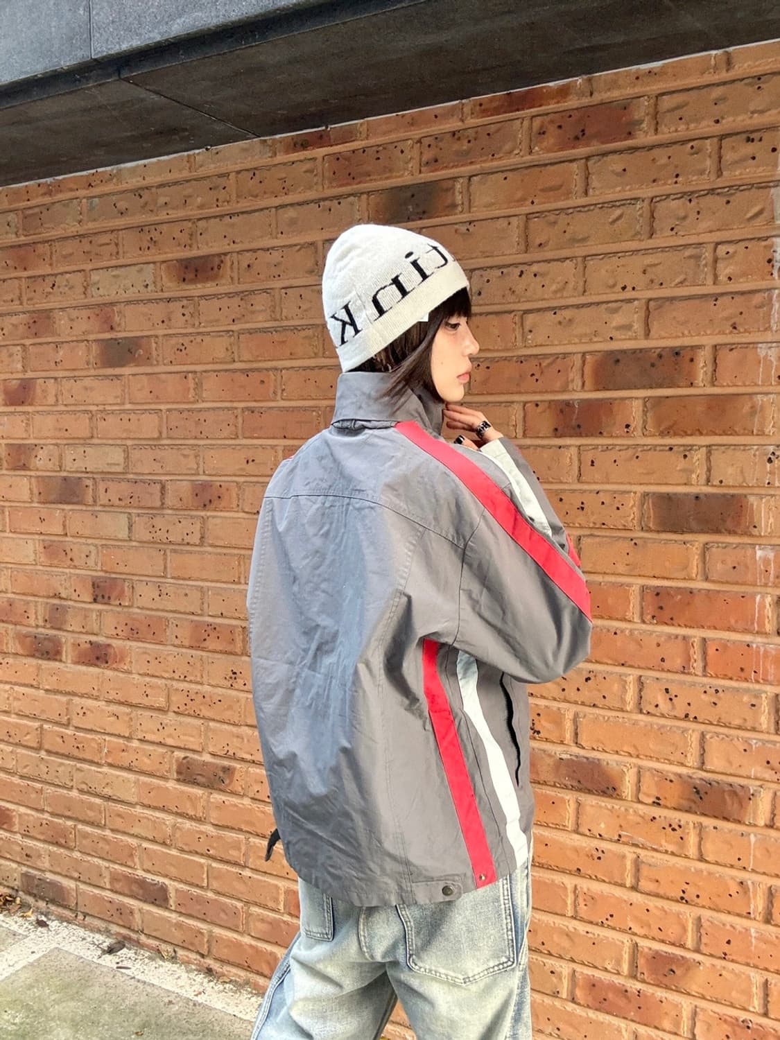 90s 올드스쿨 LEVI’S레이싱 라인 집업 점퍼 상품이미지3