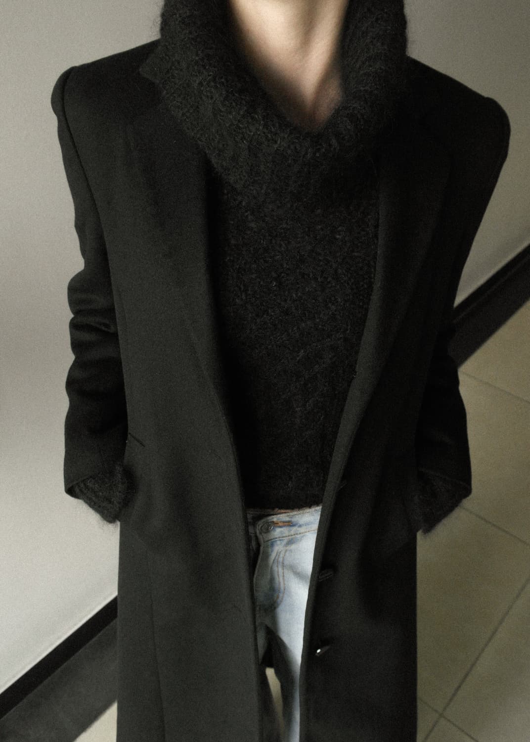 롱 캐시미어 울 코트 상품이미지3