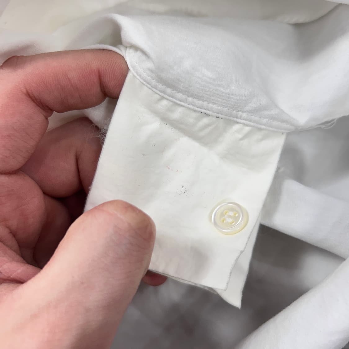 꼼데가르송 블랙와펜 화이트셔츠(S) 상품이미지5