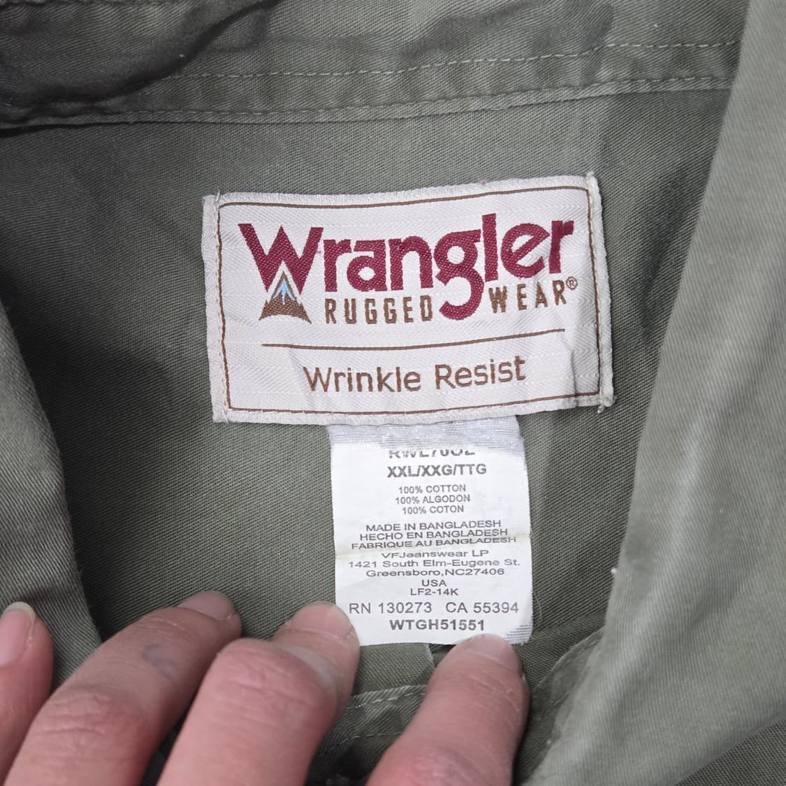 랭글러 워크셔츠 s09136 상품이미지5