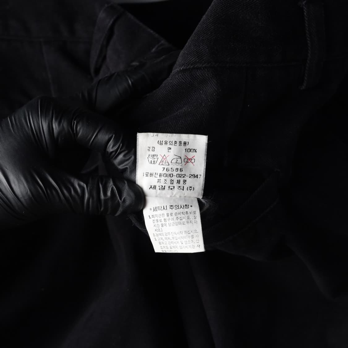 빈폴 클래식 투턱 블랙 트레디셔널 슬랙스 상품이미지7