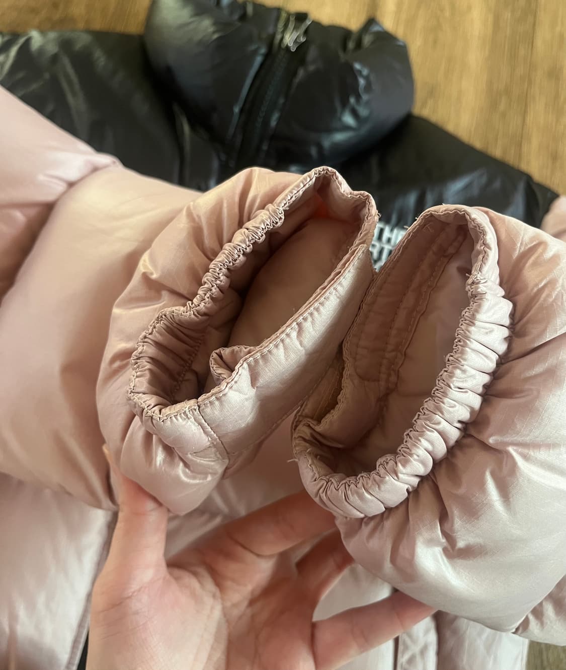 노스페이스 눕시 숏자켓 파스텔핑크 M 상품이미지4