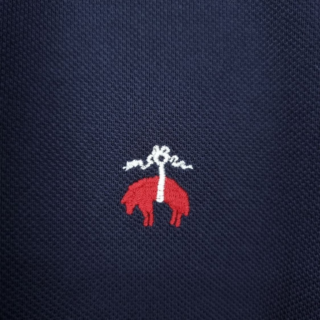 [브룩스브라더스] 로고 자수 PK 셔츠 카라티 네이비 M20184 상품이미지7