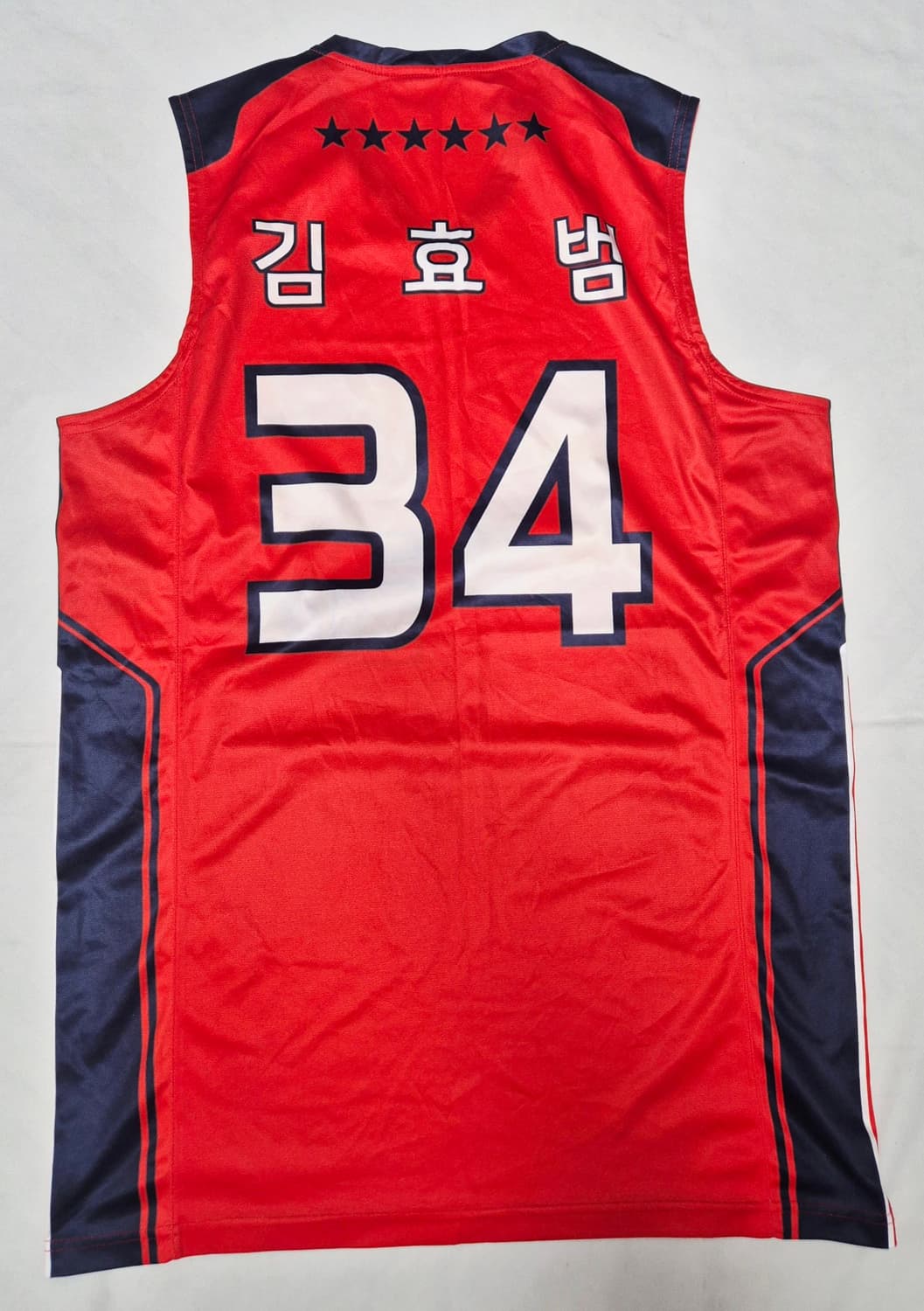 울산 모비스 홈 김효범 실착 유니폼 팝니다  상품이미지2