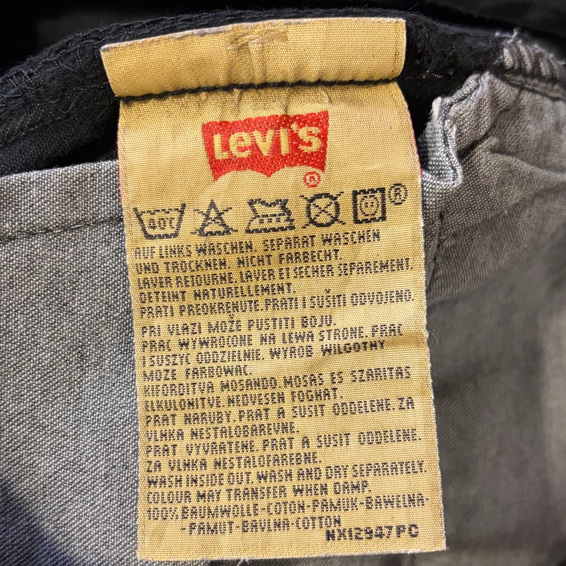 90s 빈티지 리바이스 501 블랙진 청바지 상품이미지9