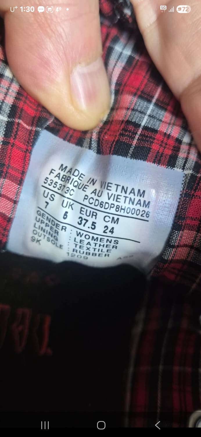 컨버스 척테일러 1970s 하이 프리미엄 레더 240mm 상품이미지8