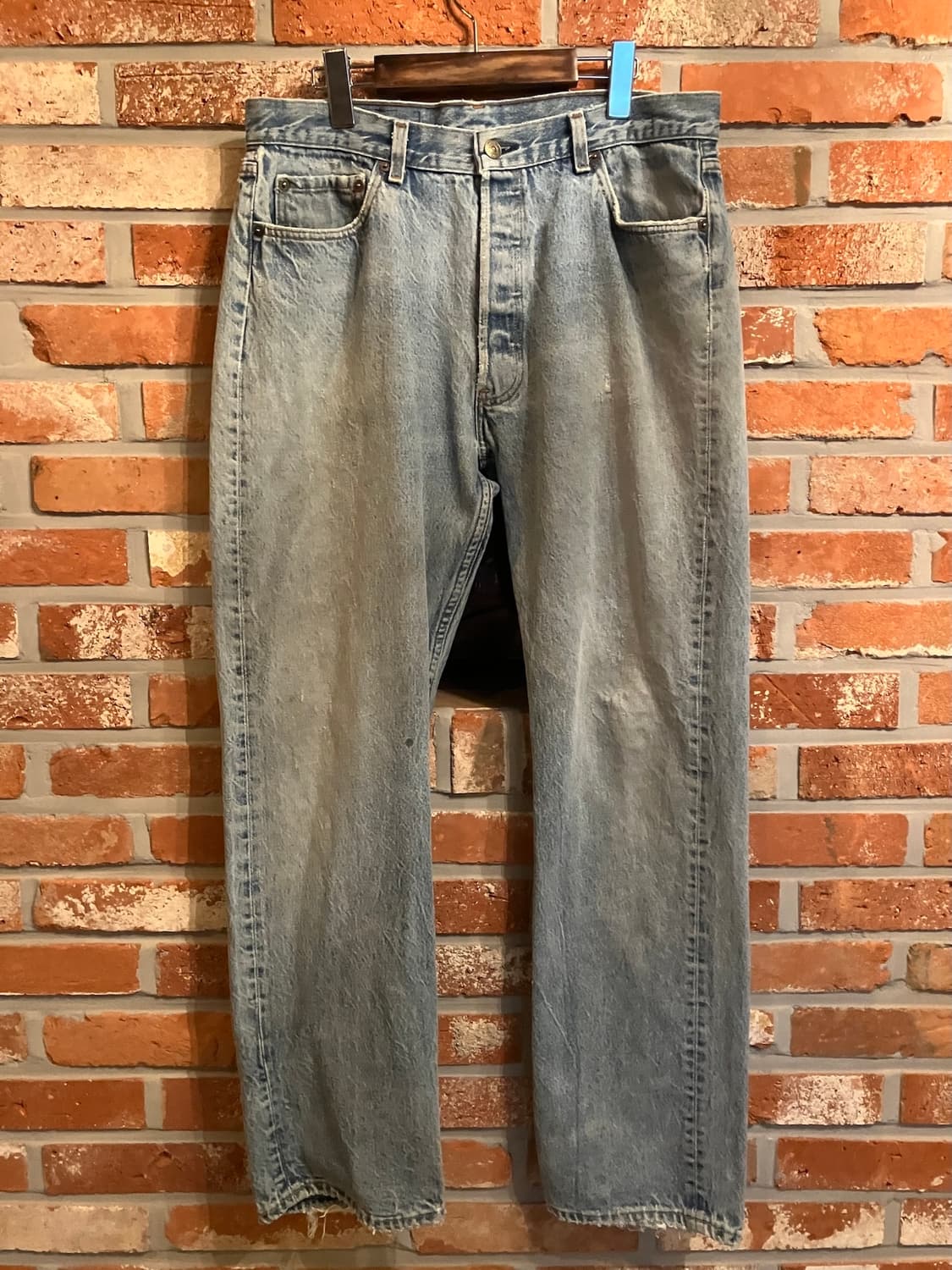 80s USA 빈티지 리바이스 501 데님 팬츠 상품이미지2