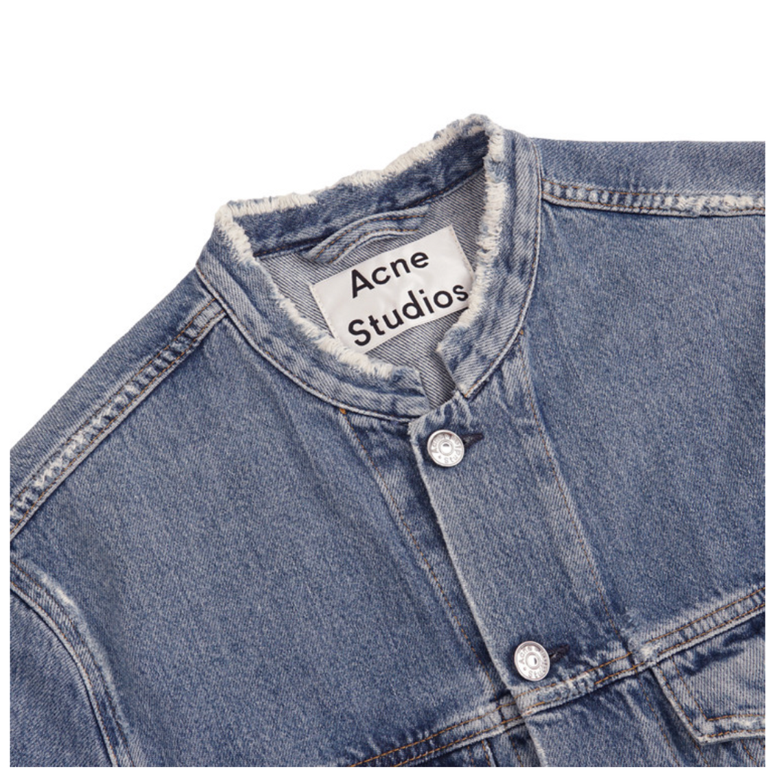 Acne Studio - Non Collar Denim Jacket 상품이미지4