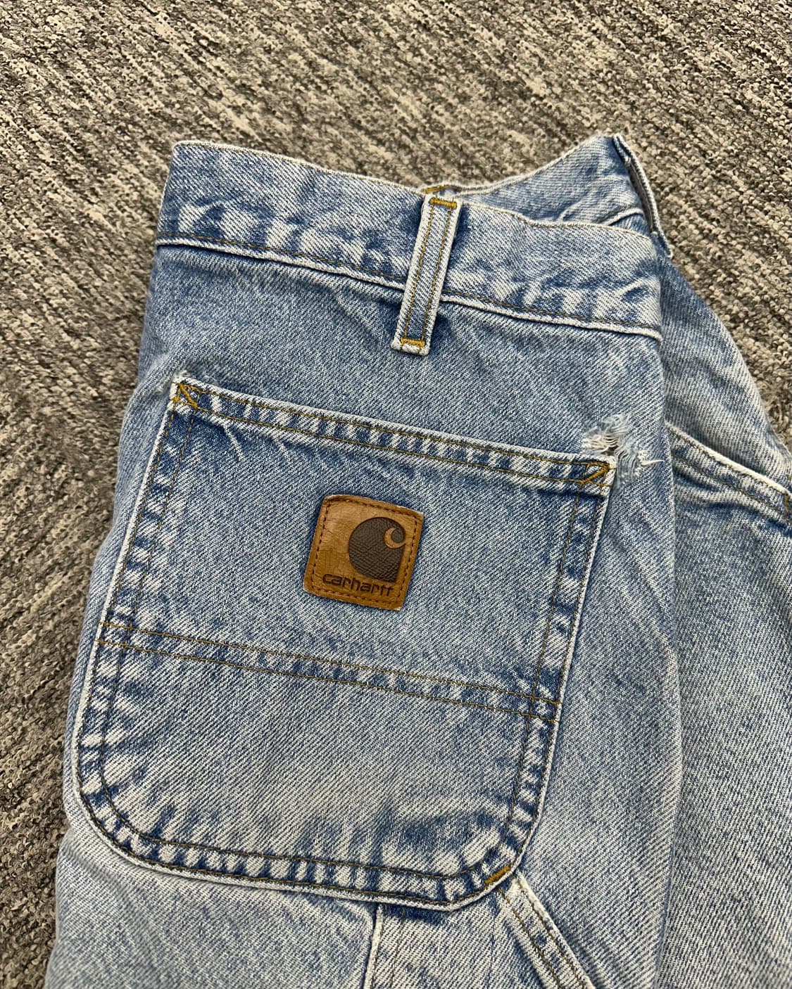 (허단42)칼하트 데님 반바지-M1991 상품이미지6