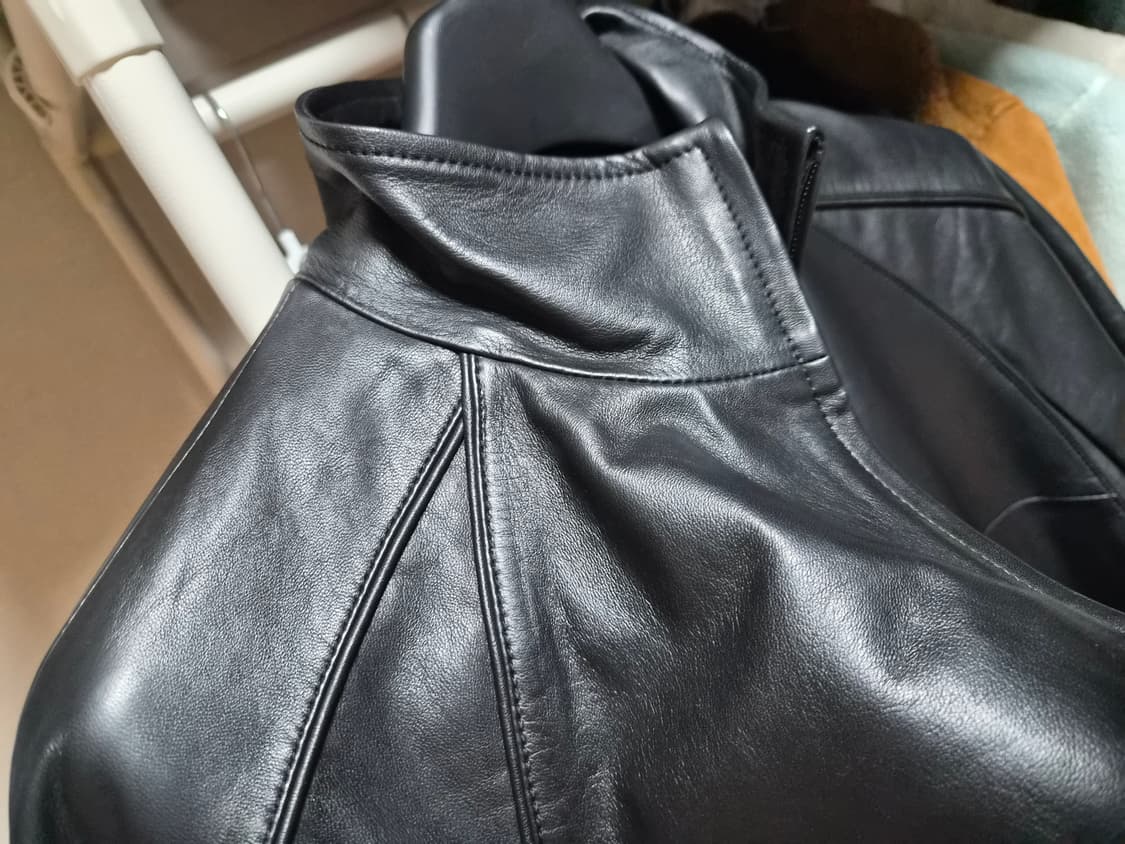 슈프림X엄브로 레더 트랙 자켓 상품이미지6