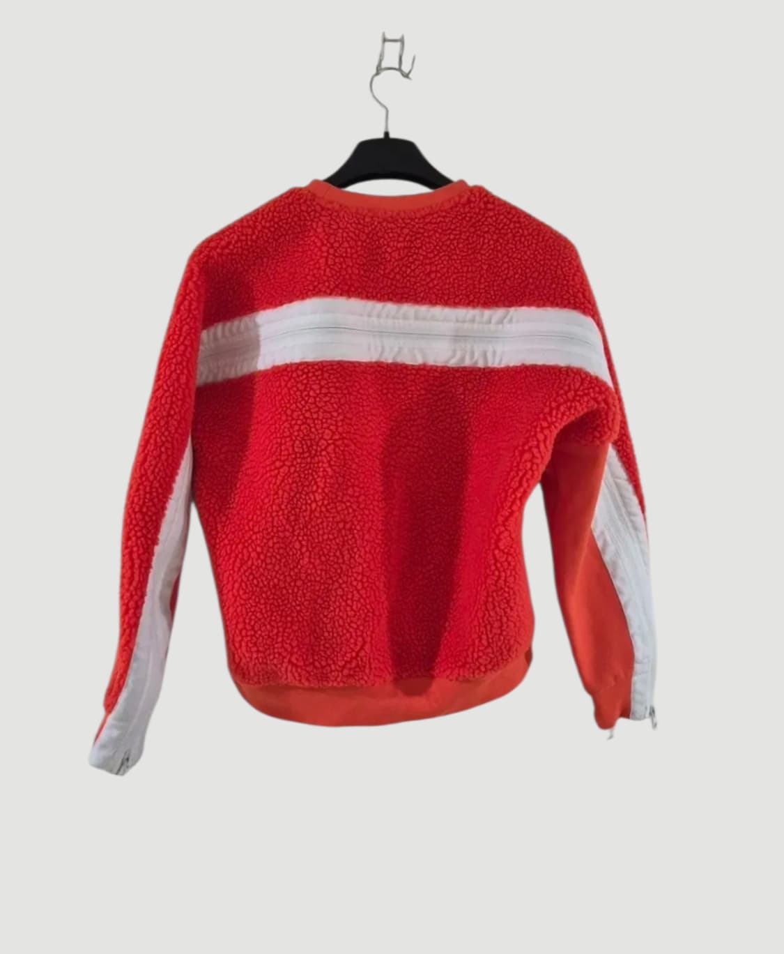 [S]스파이더 여자 크롭 뽀글이 맨투맨 오버핏 상품이미지2