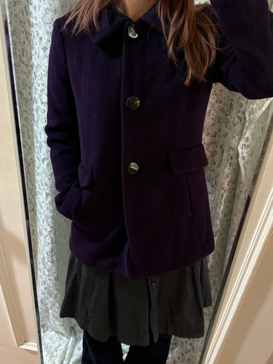 보라색 코트 상품이미지6