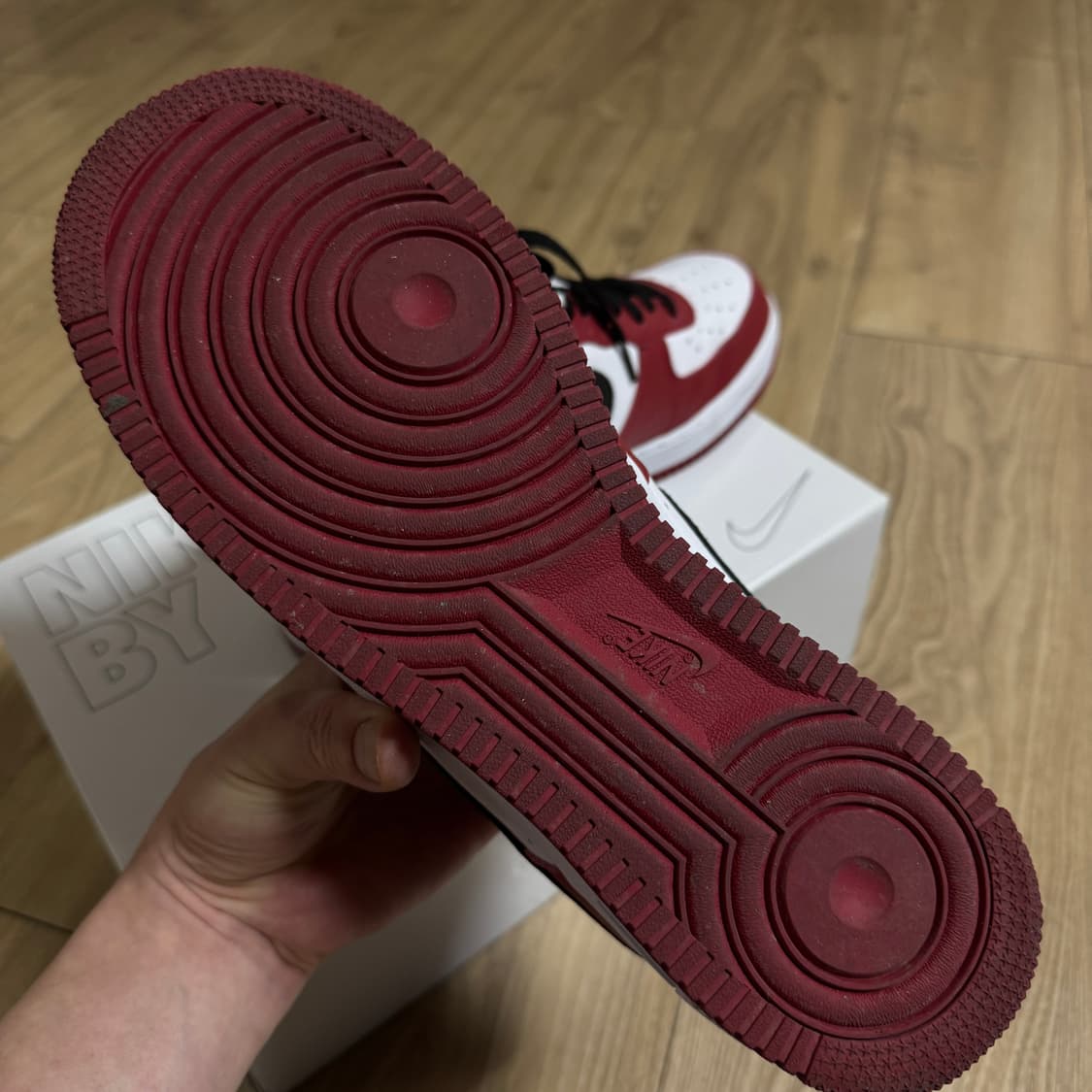 나이키 에어포스1 로우  시카고 컬러웨이 nike by you 상품이미지7