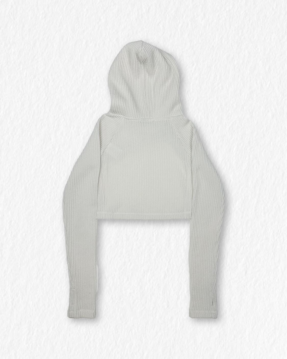 YUSE 유즈 후드 볼레로 니트 상품이미지2