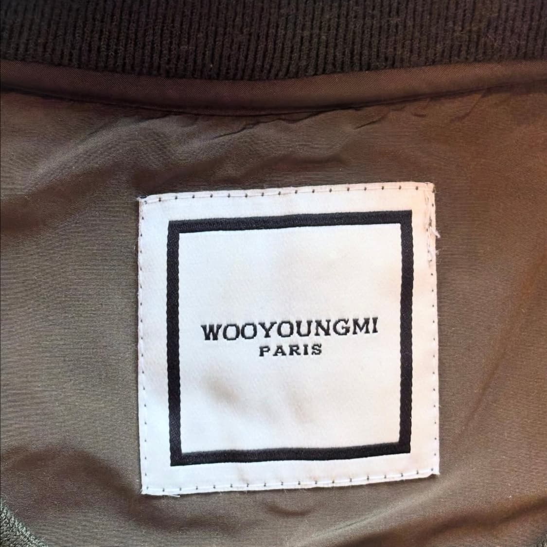 Wooyoungmi Square Back Logo nylon warmup 상품이미지6