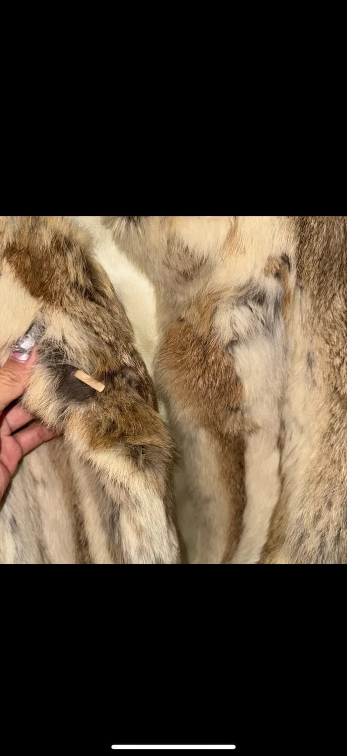 빈티지 토끼털 래빗 퍼 자켓 국내제품 모피 갸루 Y2k 상품이미지4