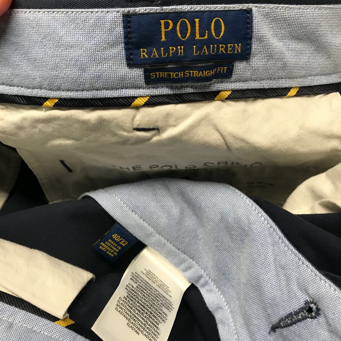 폴로 랄프로렌 네이비 치노 팬츠 40/32 상품이미지6