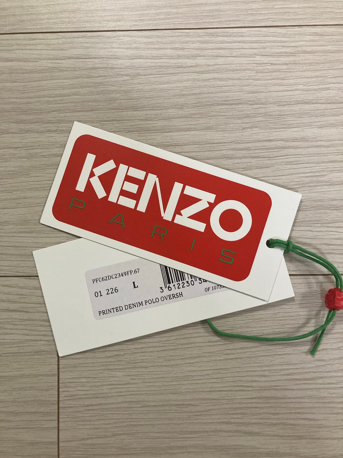 겐조 니고 플라워 포피 데님 우먼오버셔츠 L 팝니다 상품이미지7