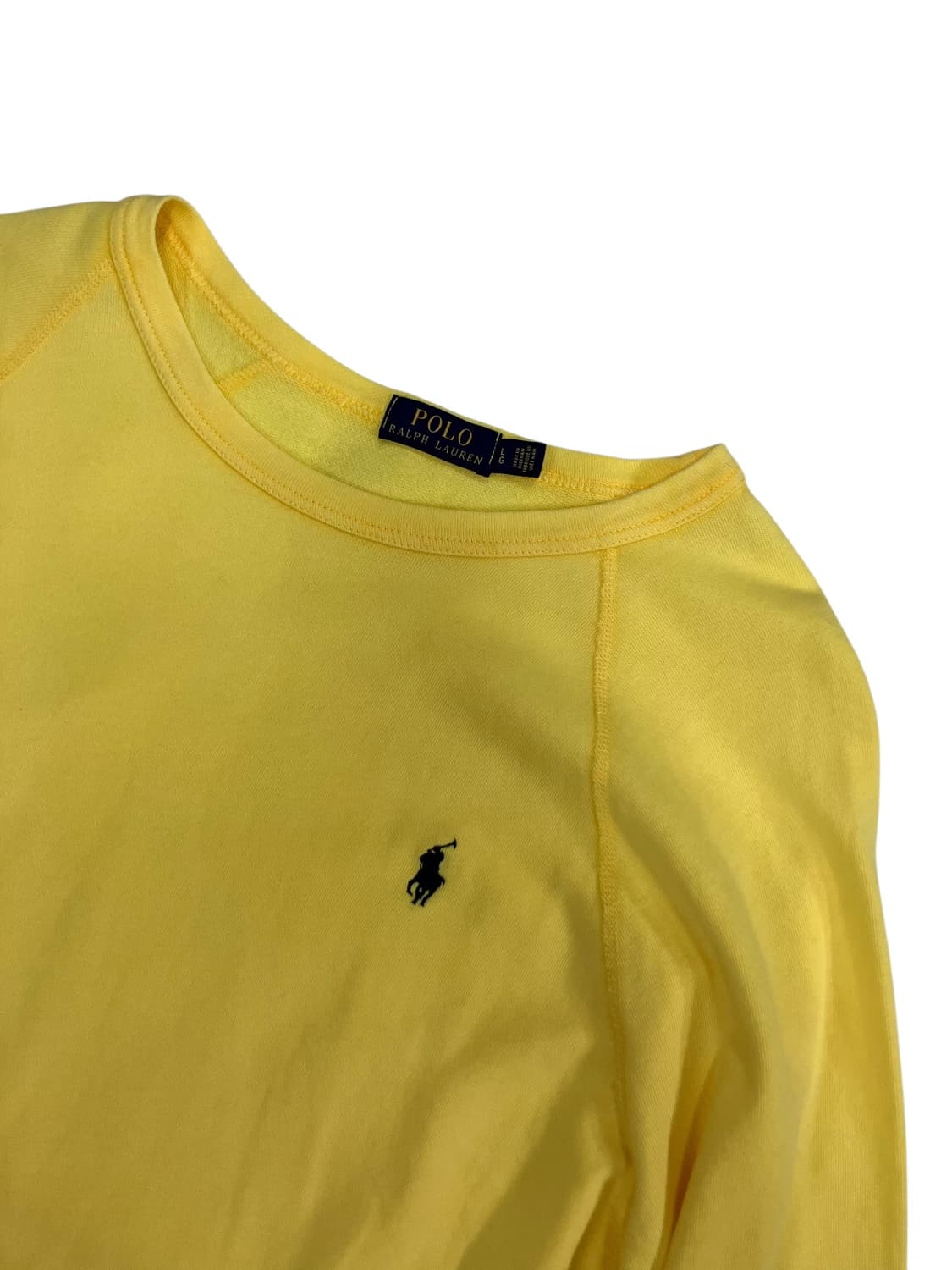 폴로 랄프로렌 옐로우 맨투맨 티셔츠 L 상품이미지2