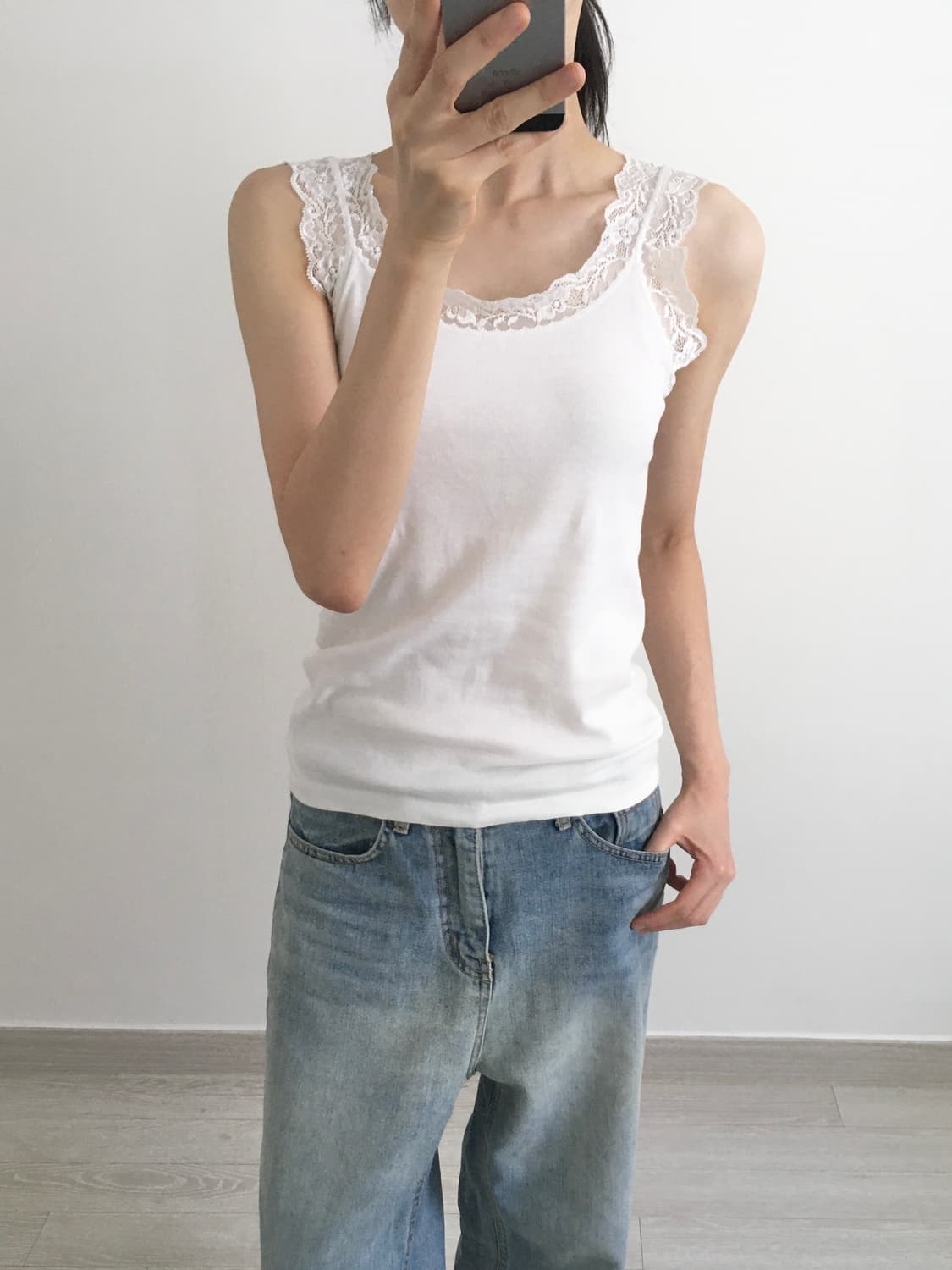 cotton lace sleeveless 상품이미지2
