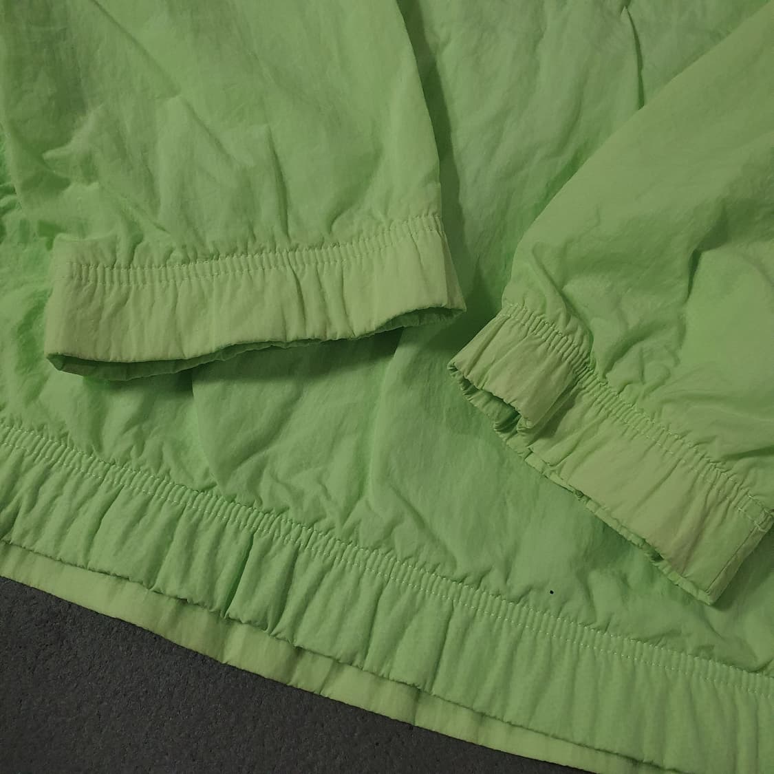 나이키 후드 아노락 바람막이 XXL 110 네온그린 상품이미지5